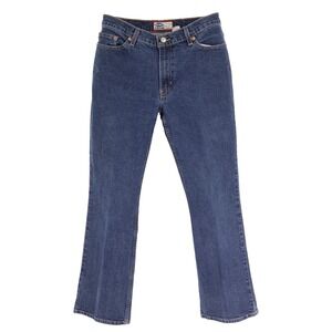 Old Navy Bootcut Jeans Womens Sz 10 Blue Dark Wash Denim Cotton Mid Rise Pockets